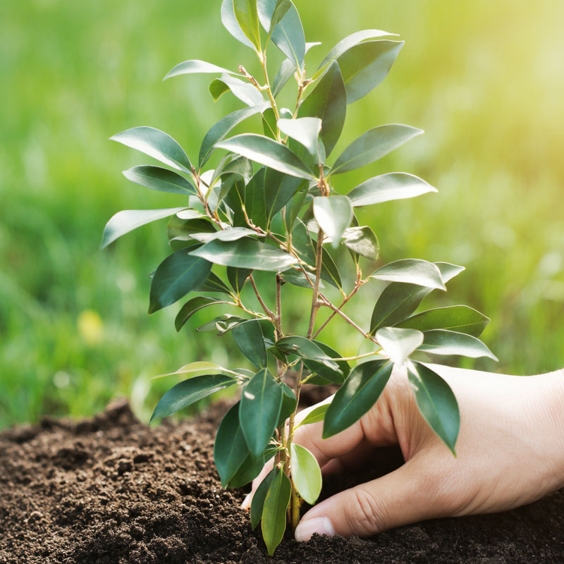 Planter un arbre en hommage à M. Jean-François Mérillon